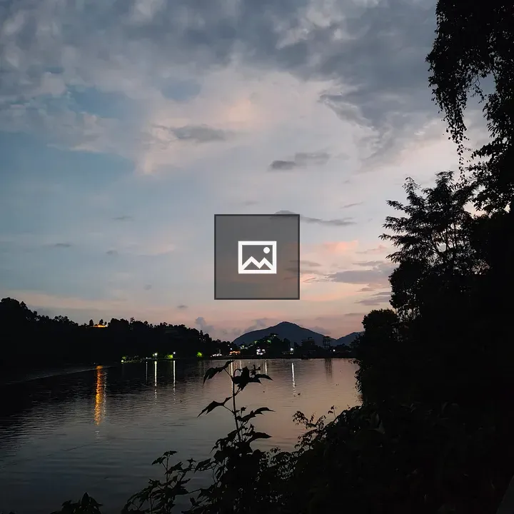 Riverside Twilight Scene
