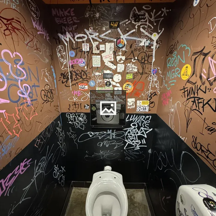 Bathroom Stall Graffiti Interior