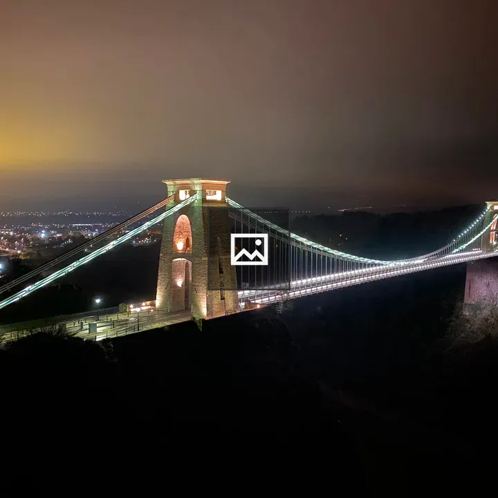 Clifton Suspension Bridge at Night