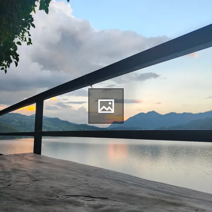 Lakeside Sunset with Reflection