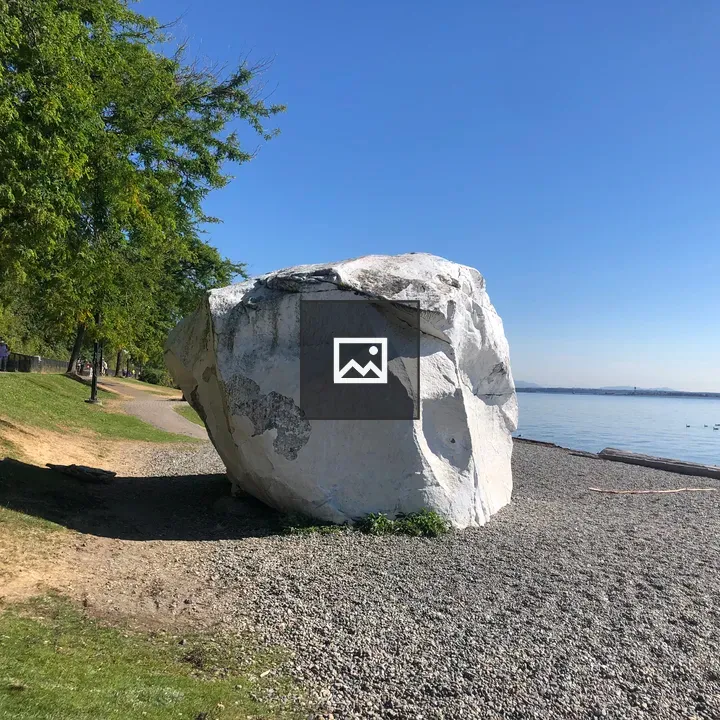 White Rock Beach Scene