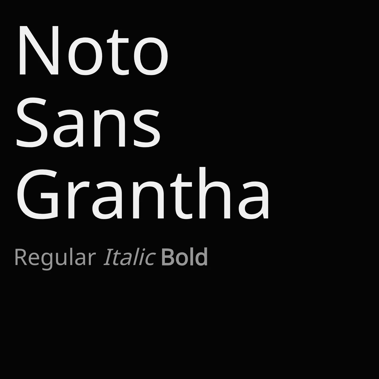 Noto Sans Grantha