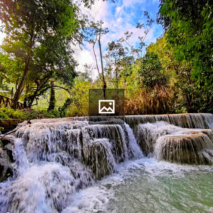 Kuang Si Waterfalls Landscape