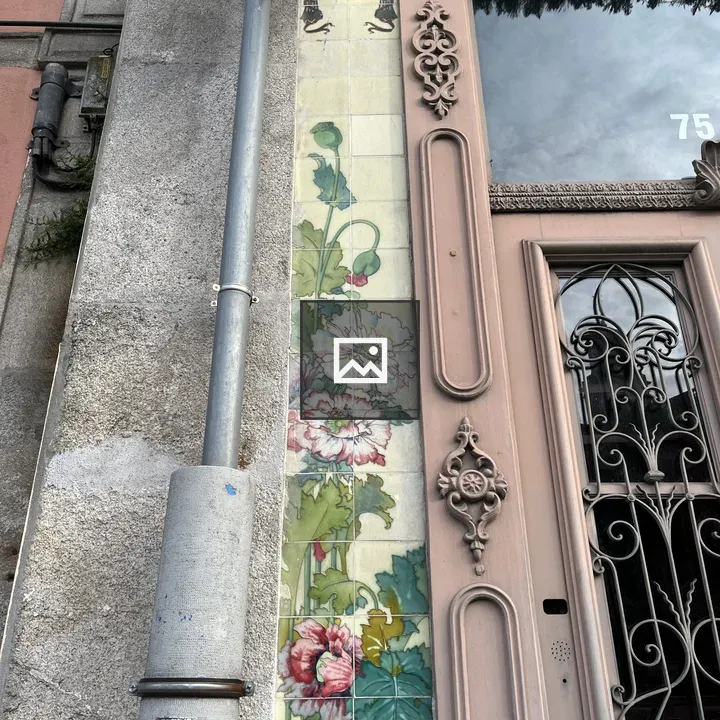 Custom tilework in Porto