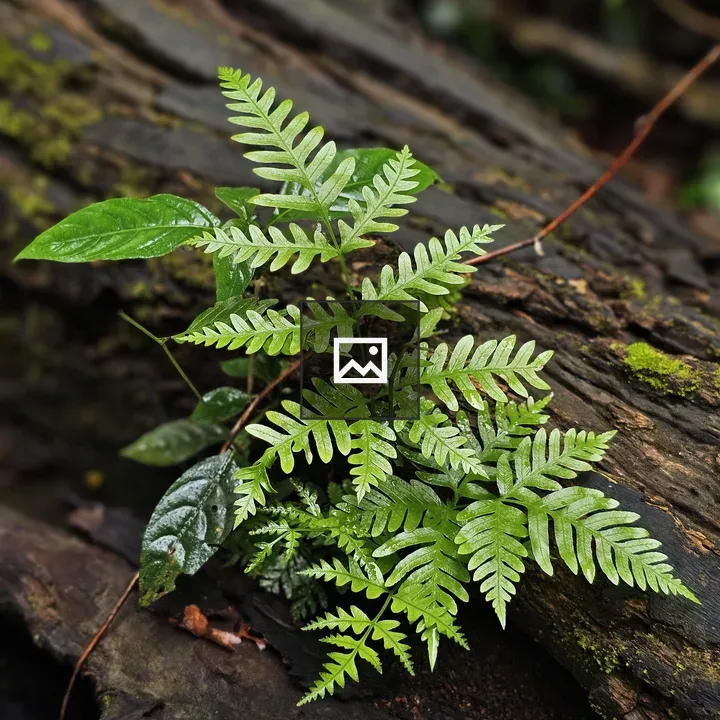 Fern on Decaying Log