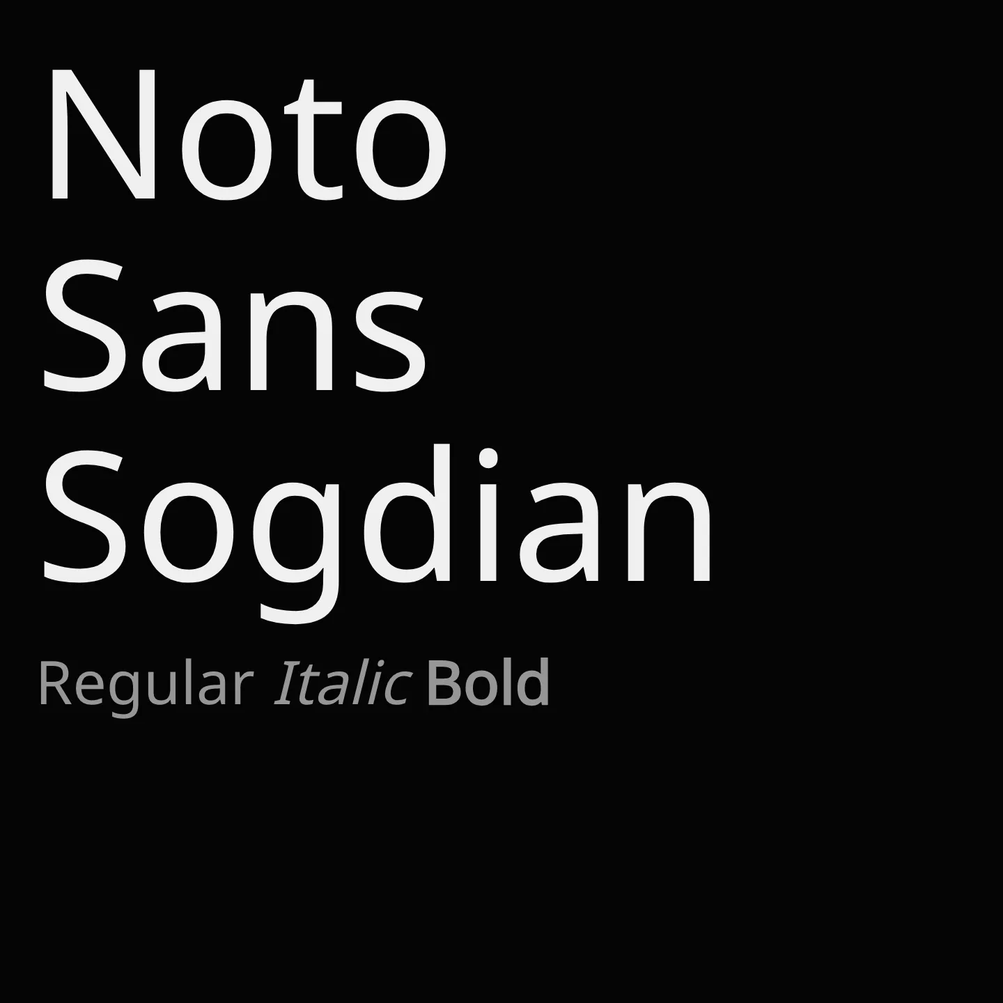 Noto Sans Sogdian