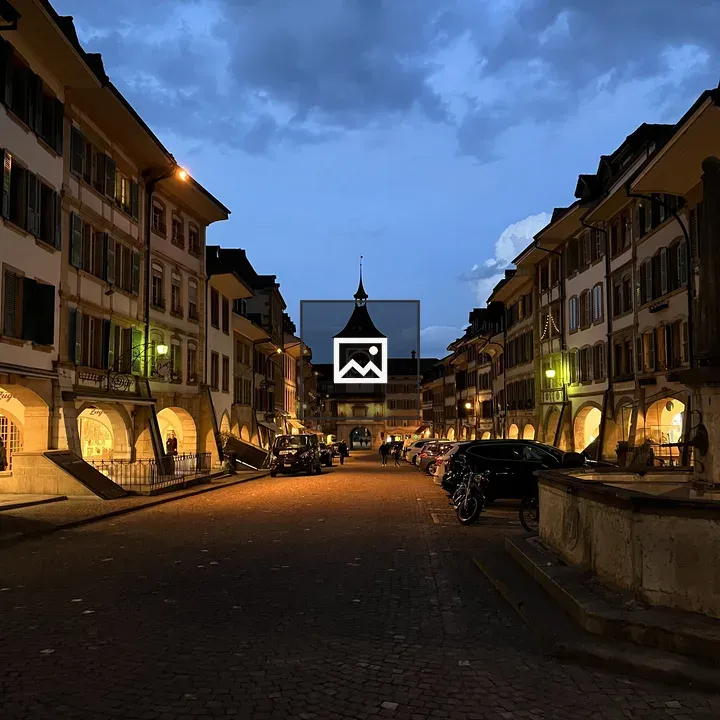 Murten Old Town by Night