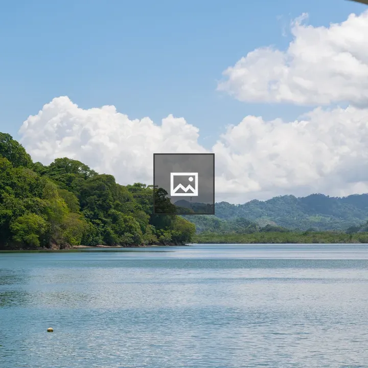 Costa Rica river scene near Puntarenas Sierpe