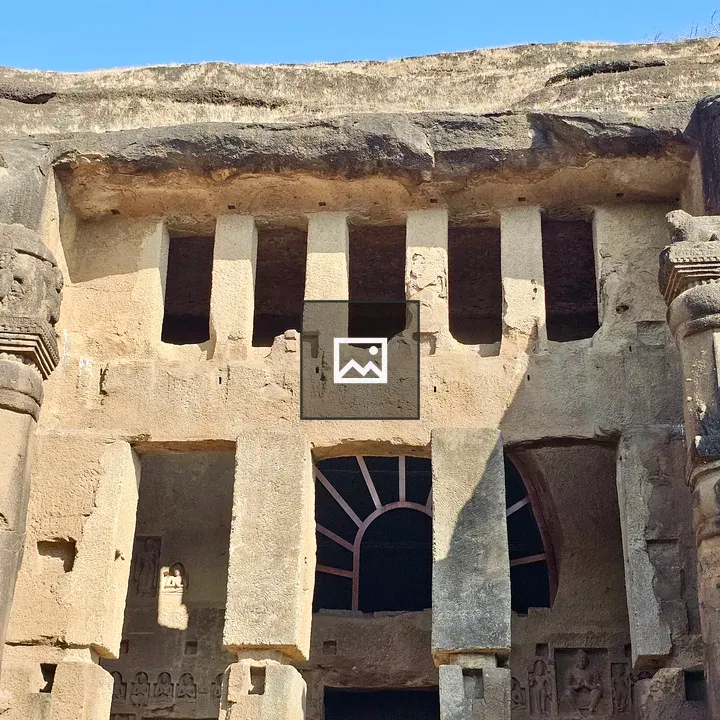 Kanheri Caves Stone Pillars