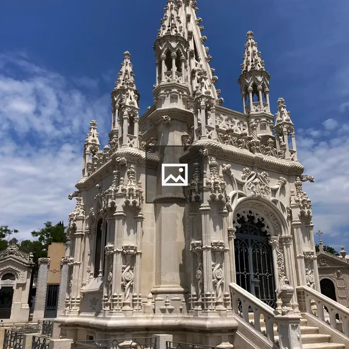 White mausoleum bordeaux