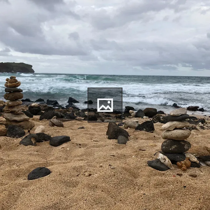 Hawaiian Zen Rocks Beach
