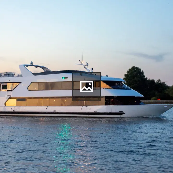 Yacht on a River