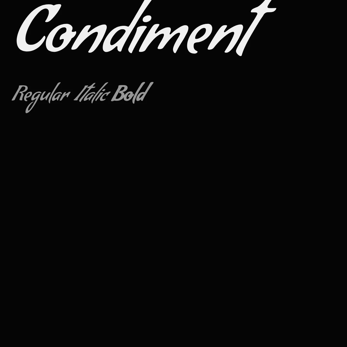 Condiment