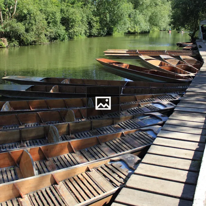 Punts in Oxford