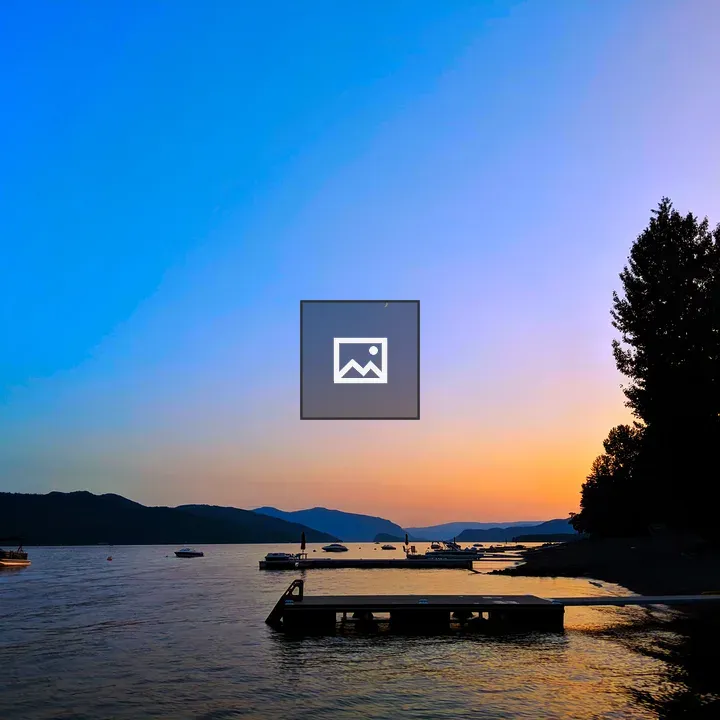 Sunset on Shuswap Lake