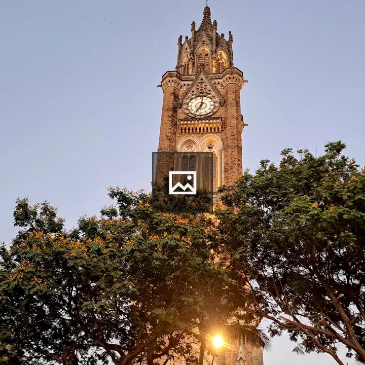 Illuminated clock tower