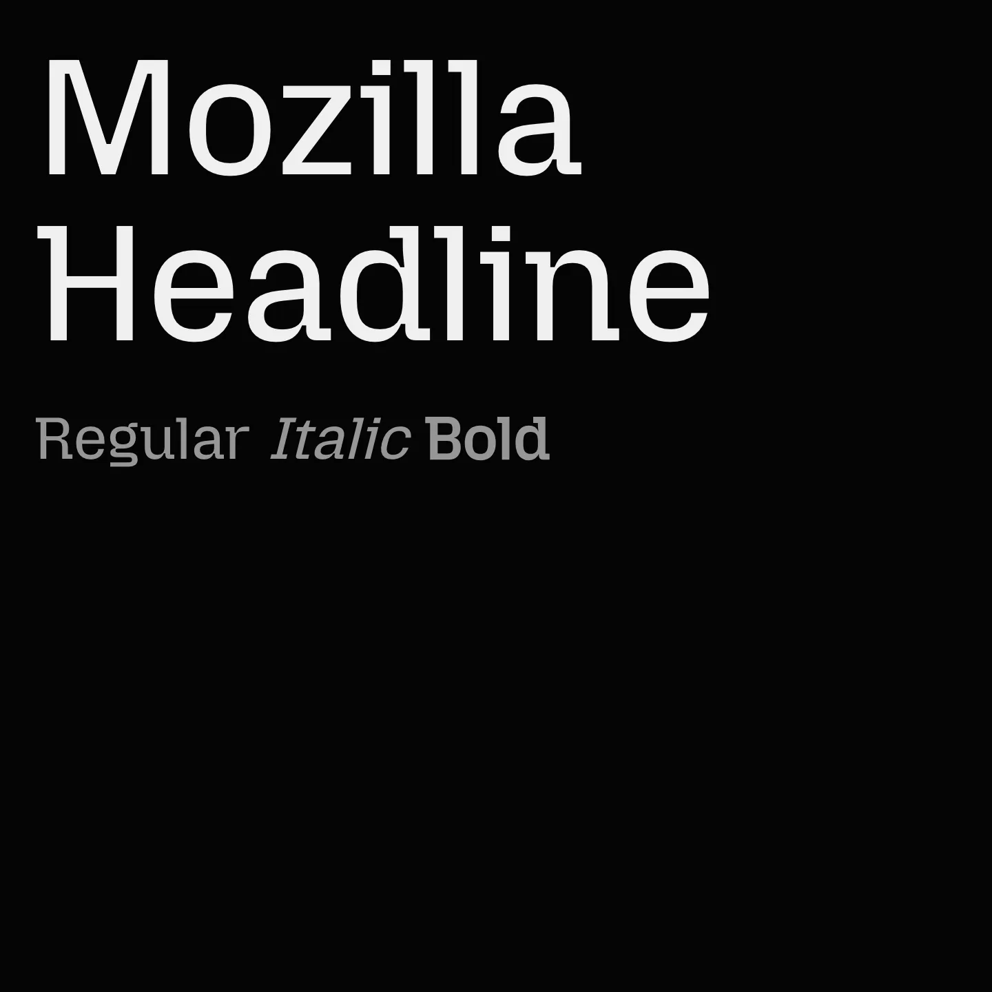 Mozilla Headline