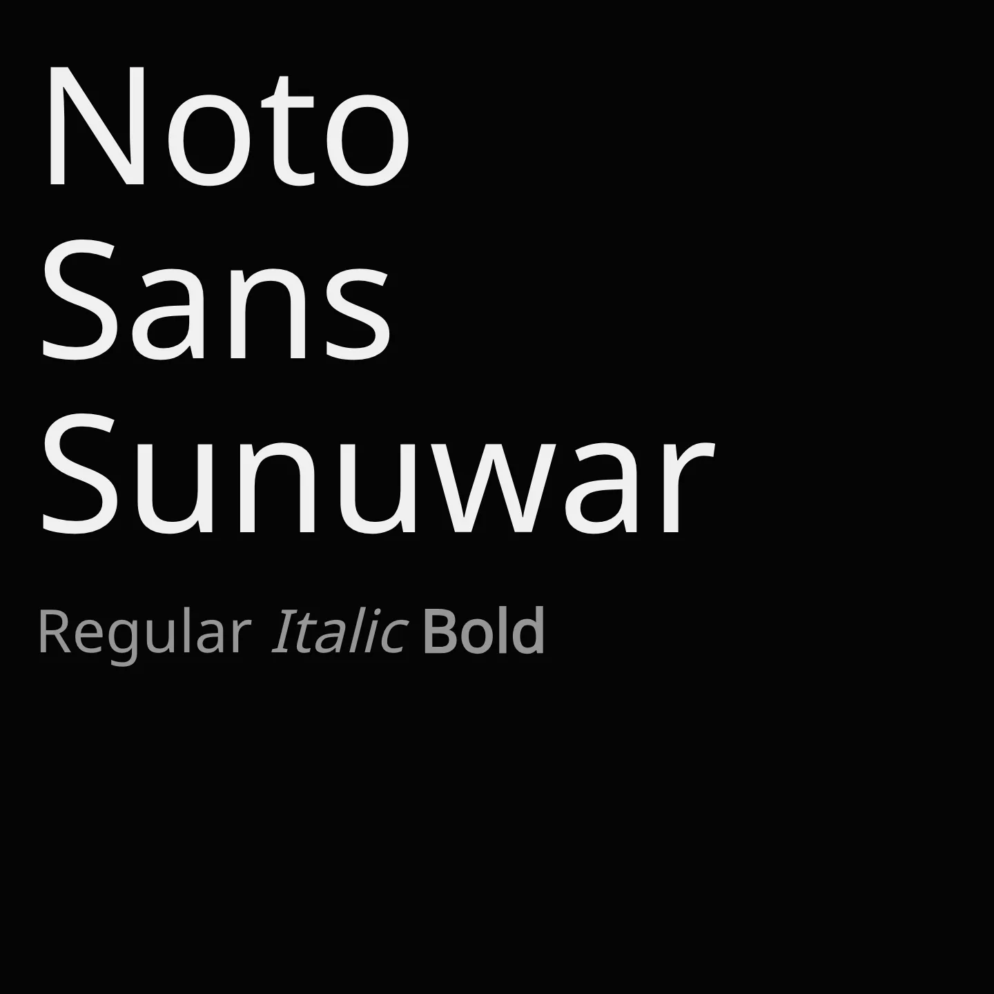 Noto Sans Sunuwar