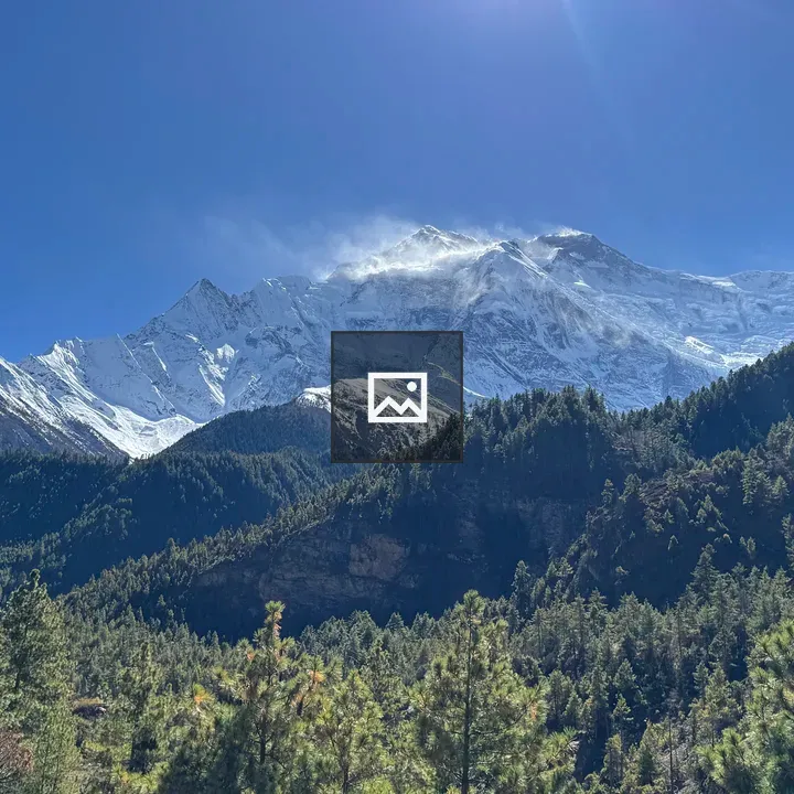 Annapurna Snow Walls over Manang