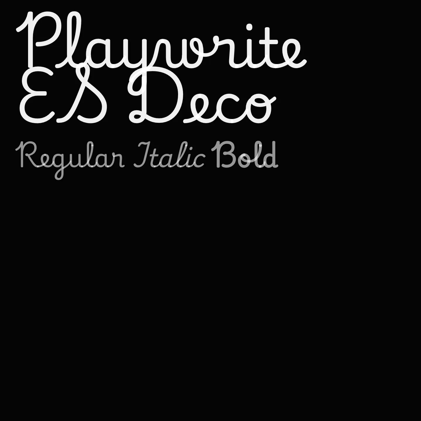 Playwrite ES Deco