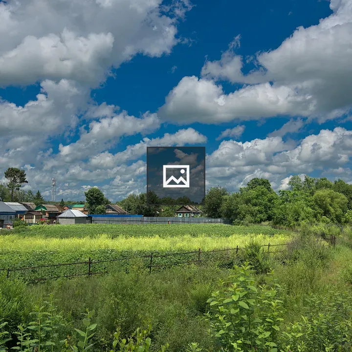 View of a Russian village