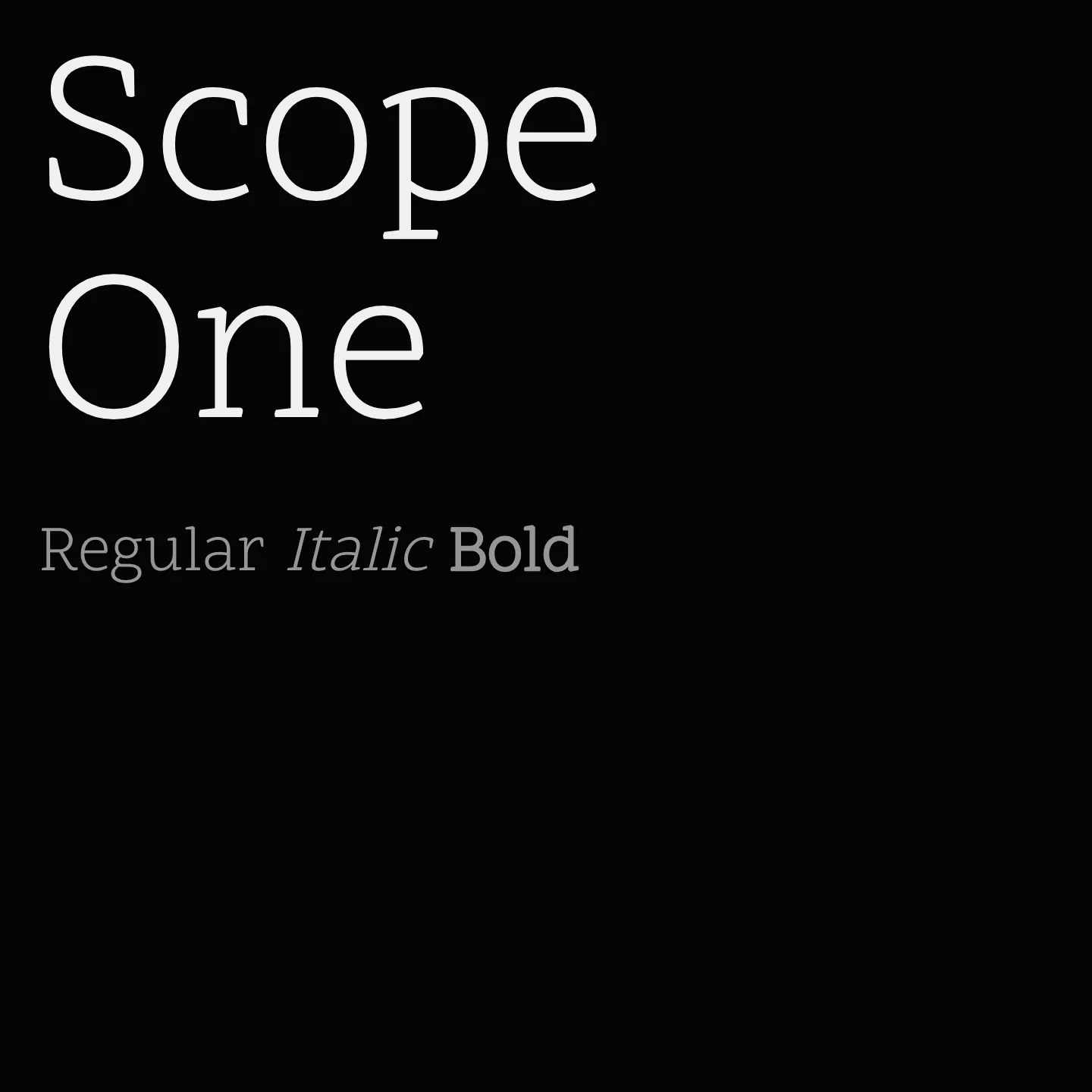 Scope One