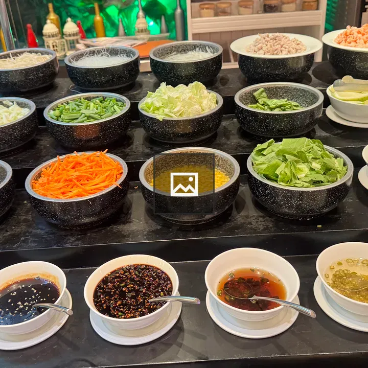 Bowl Arrangement of Fresh Ingredients