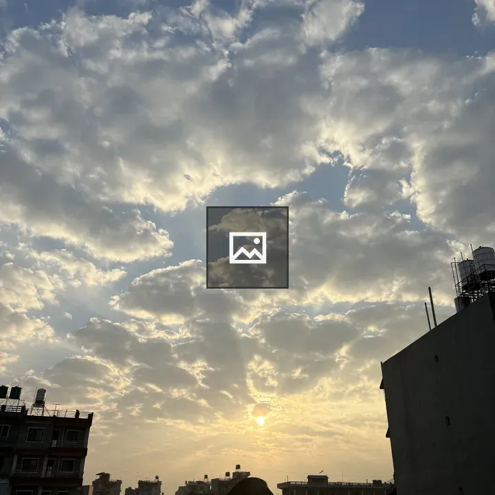 Sunset Over Modern Buildings
