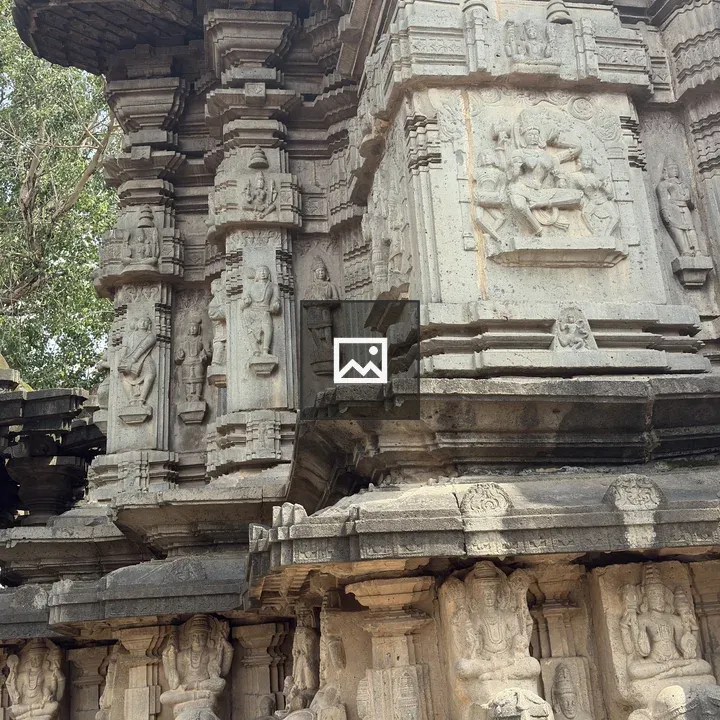 Intricately carved stone structure