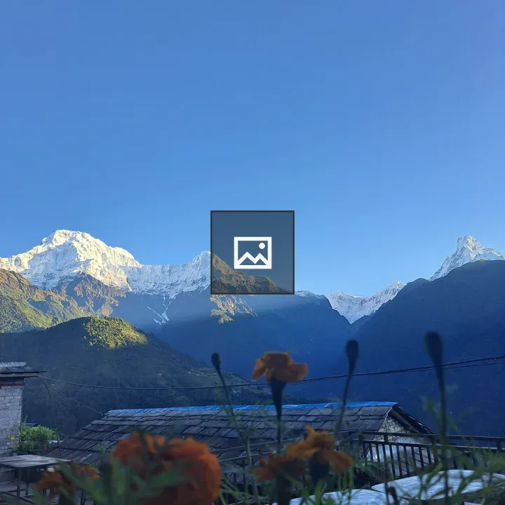 Annapurna range from Ghandruk