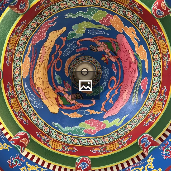 Colorful Thai Gazebo Ceiling
