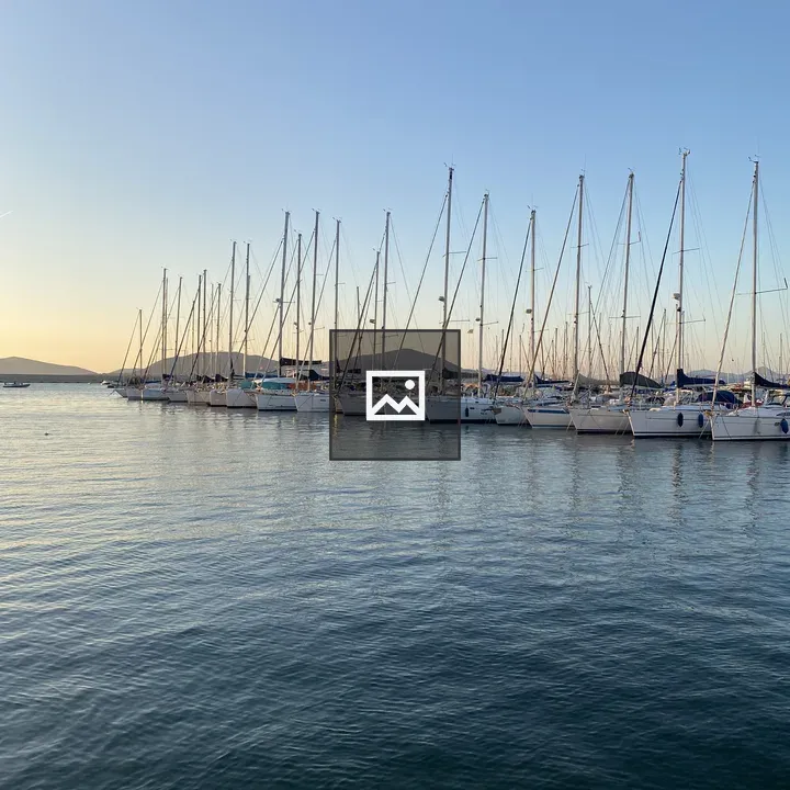 Sailboats in Sardinian Marina