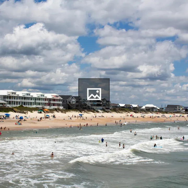 Beach under the sky
