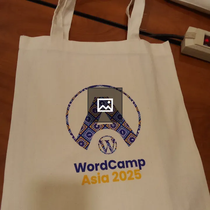 Swag bag from WCAsia 2025