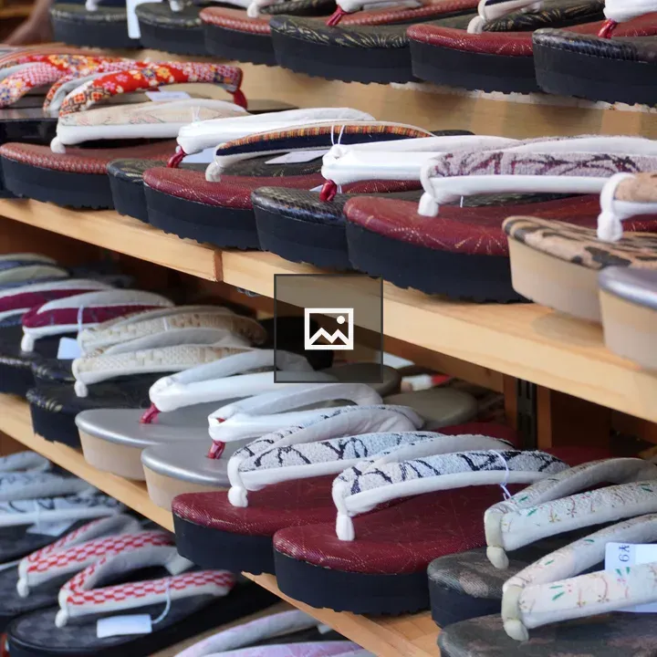 Japanese Sandals on Shelf