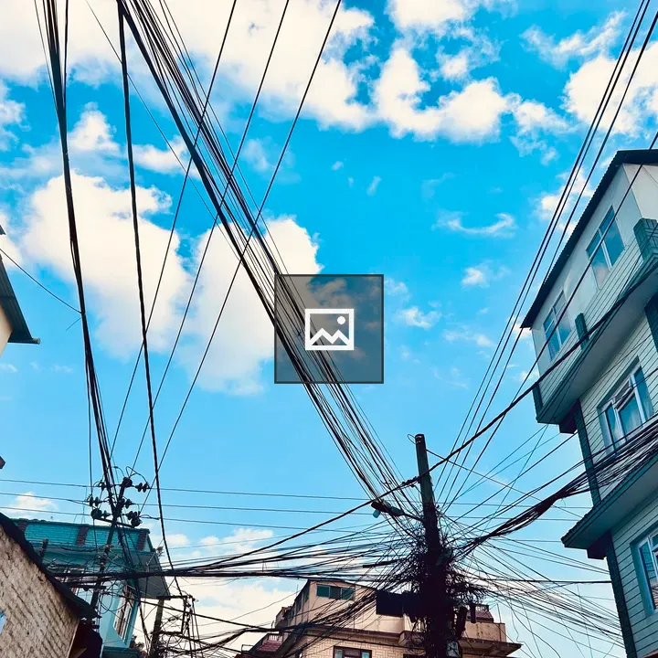 Electric Cables on Urban Frame