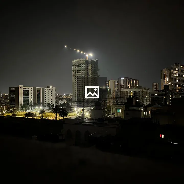 Night light city skyline