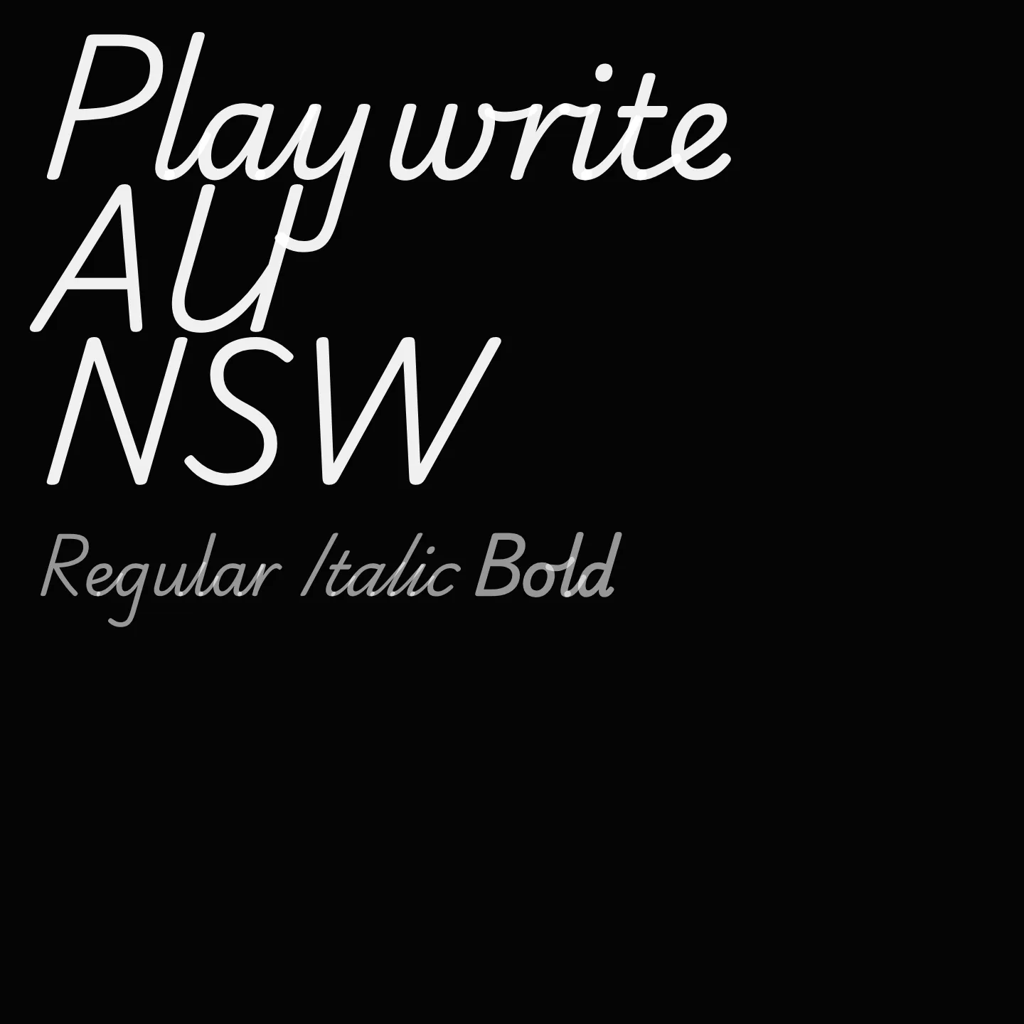Playwrite AU NSW