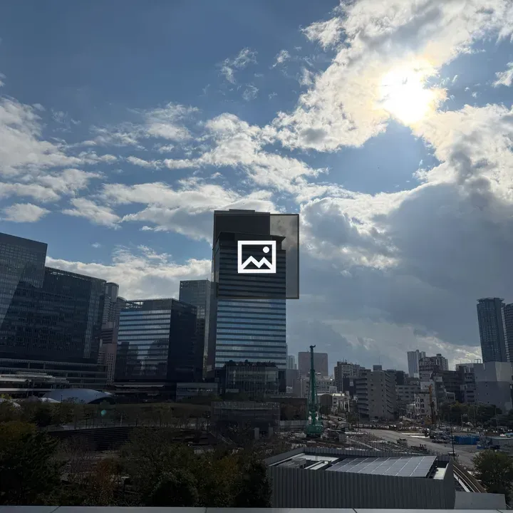 Osaka Cityscape with Glass Buildings