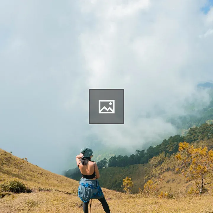 Woman on Mt. Ulap Ridge