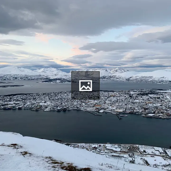View over Tromsø from Tromsdalen