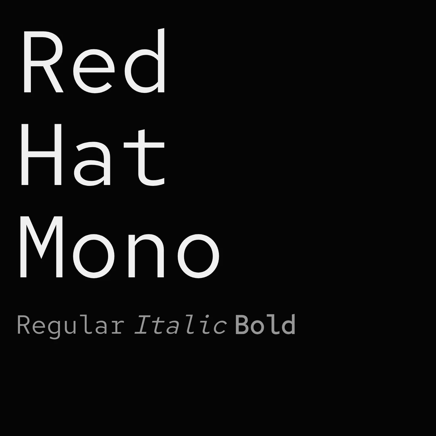 Red Hat Mono