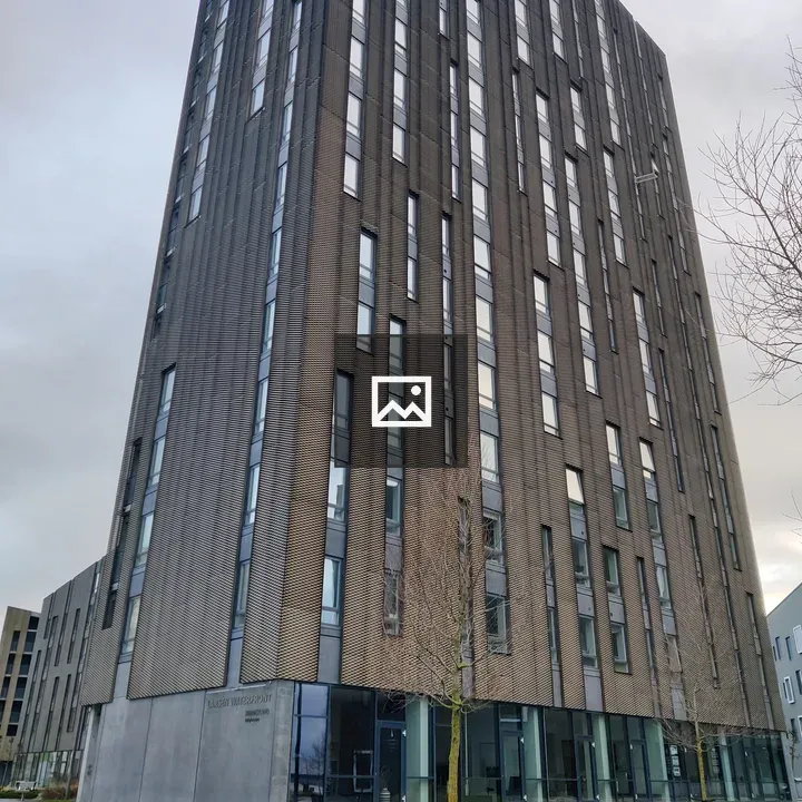 High modern multistory building