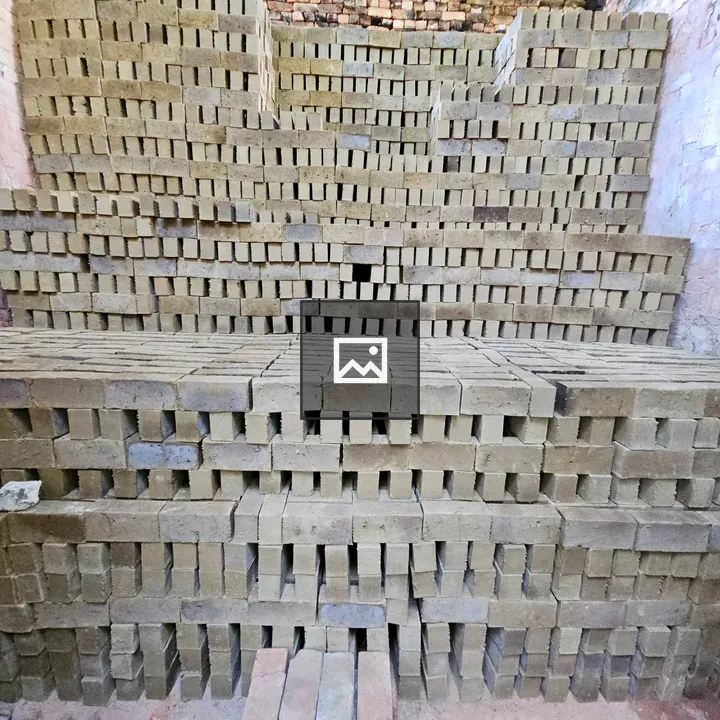 Clay bricks in drying chamber