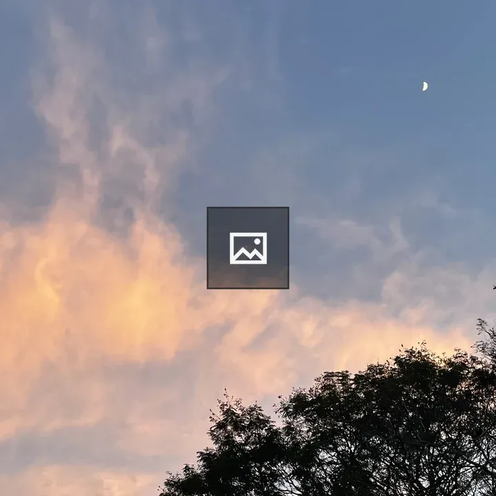 Evening sky view