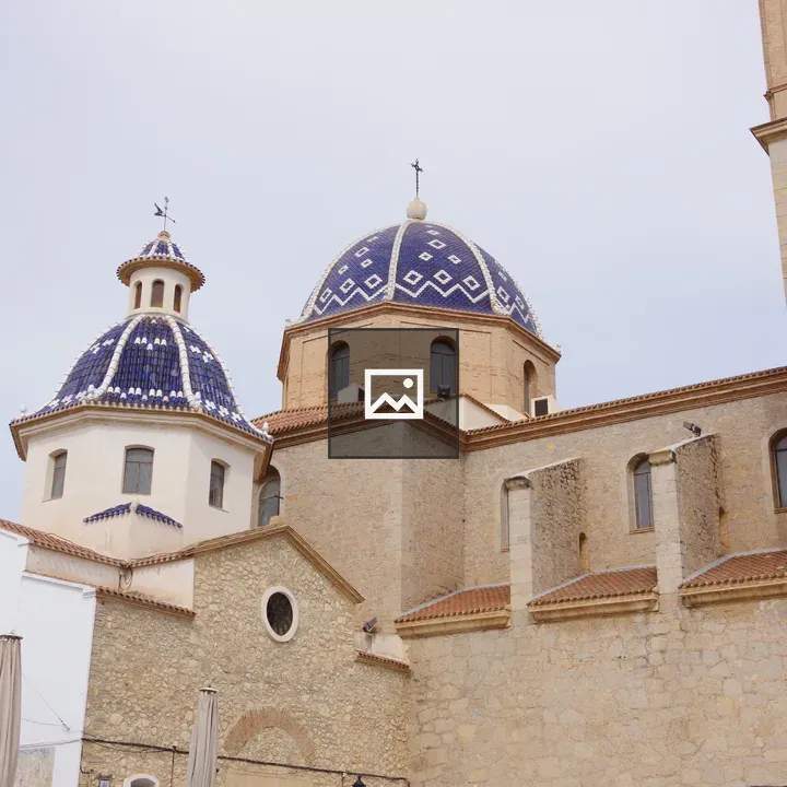 Blue Domed Church in Altea