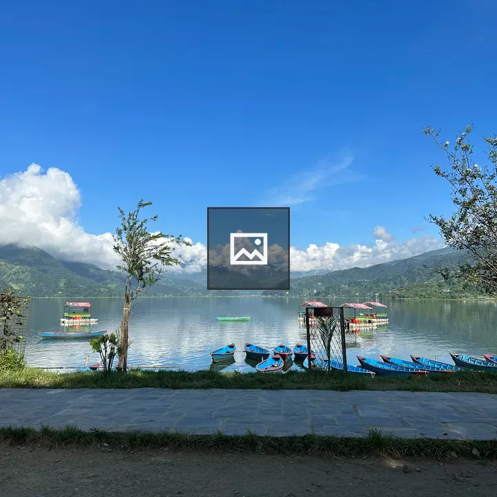 Lakeside Boats at Pokhara Nepal
