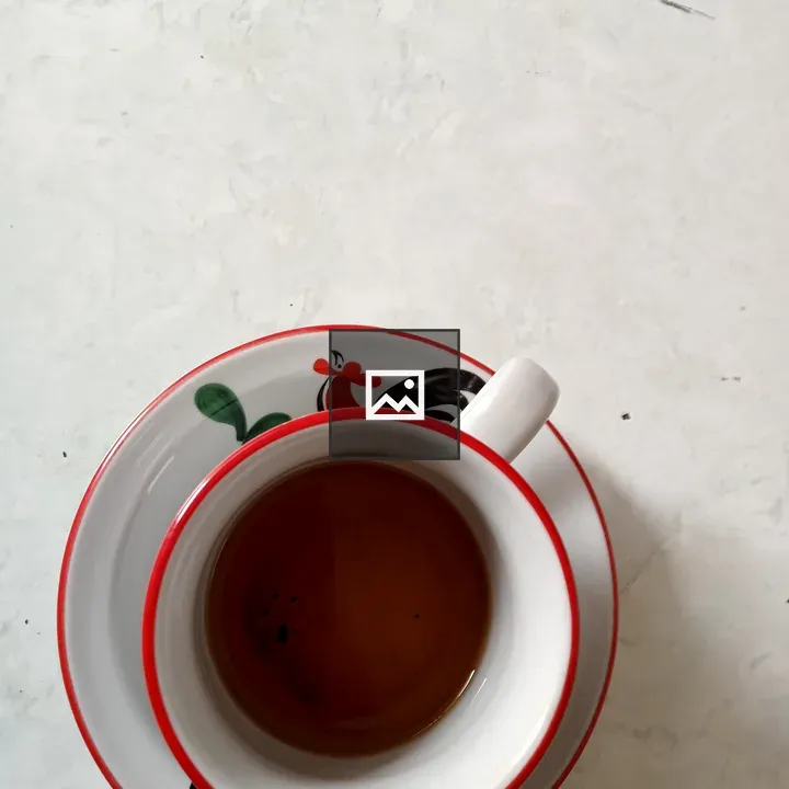Teacup with Tea from Above
