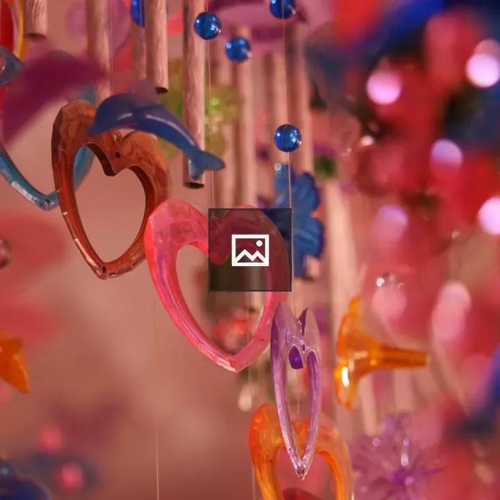 Vibrant Glass Showpiece