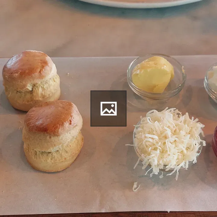 Scones with Butter and Jam